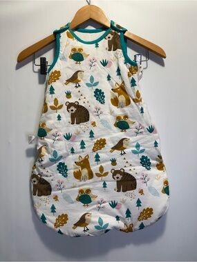 Baby Sleep Sack cotton animal print padded size Small